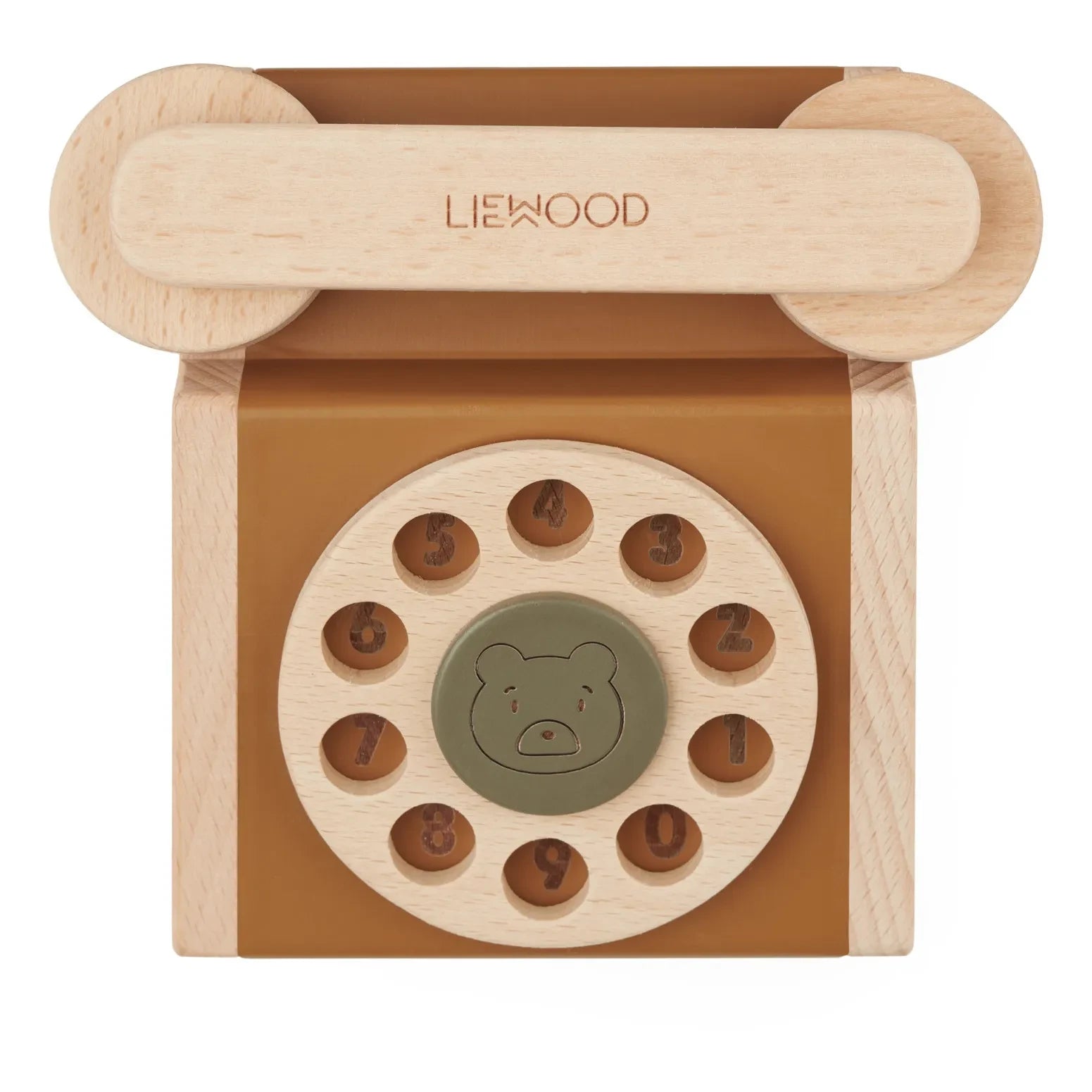 Liewood - Selma Klasik Ahşap Telefon | Karamel