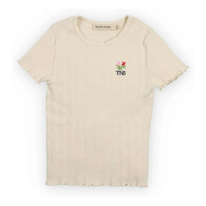the new society - Romero Bio-Baumwoll-Ripp-T-Shirt | Ecru