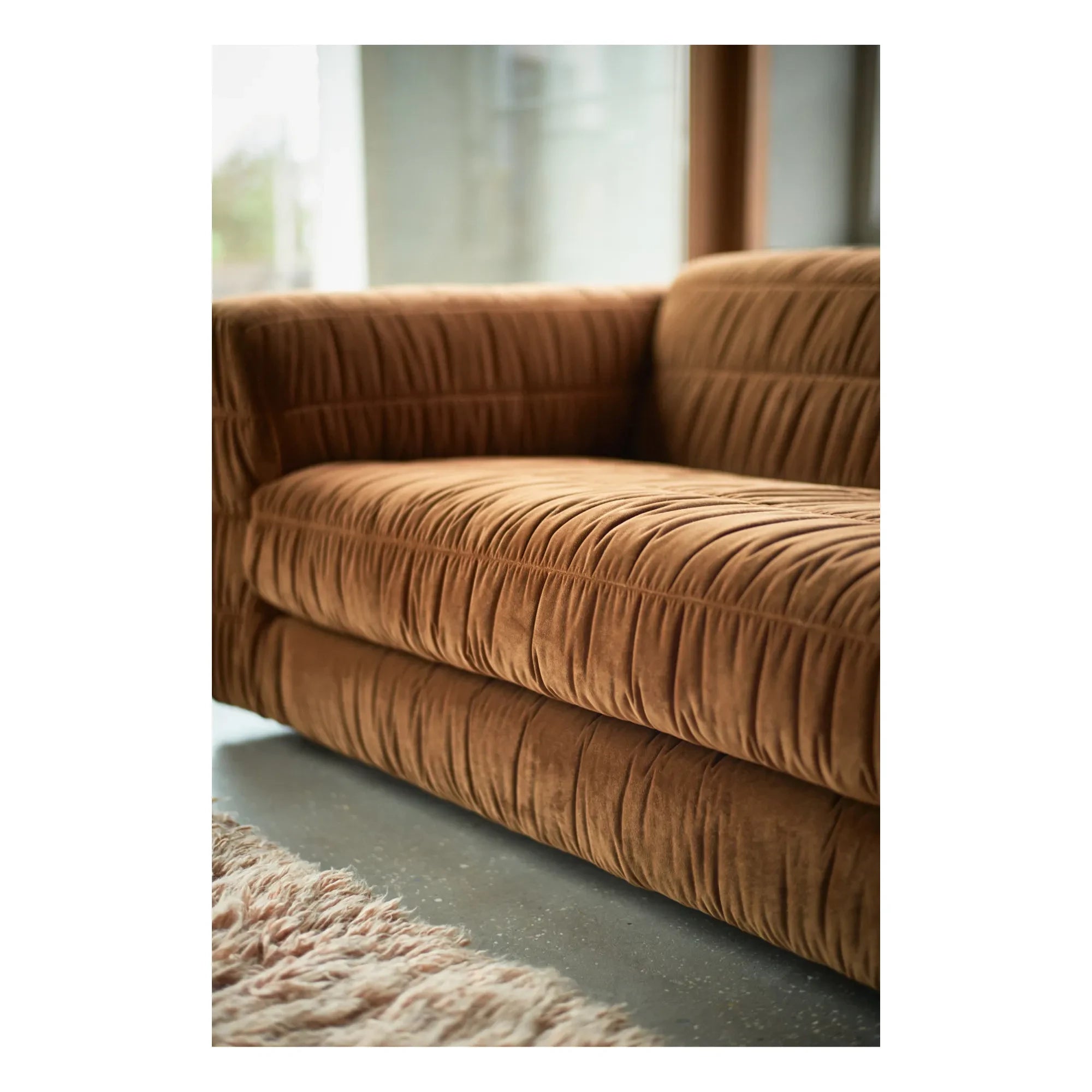 HKliving - Club 4-Sitzer Sofa | Karamell