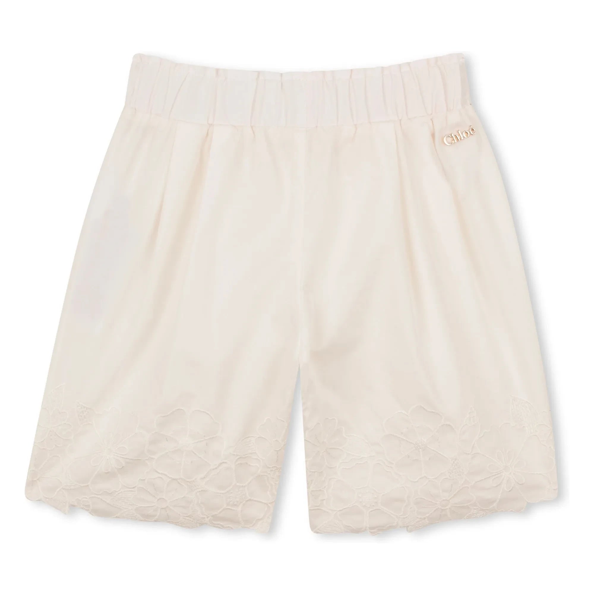 Chloé – Hose aus Bio-Baumwollpopeline | Ecru