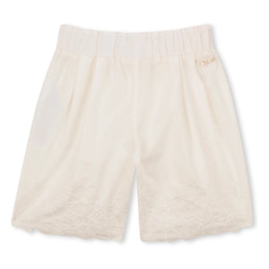Chloé – Hose aus Bio-Baumwollpopeline | Ecru