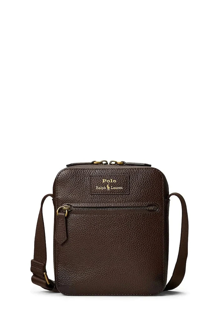 Polo Ralph Lauren Erkek Deri Omuz Çantası
