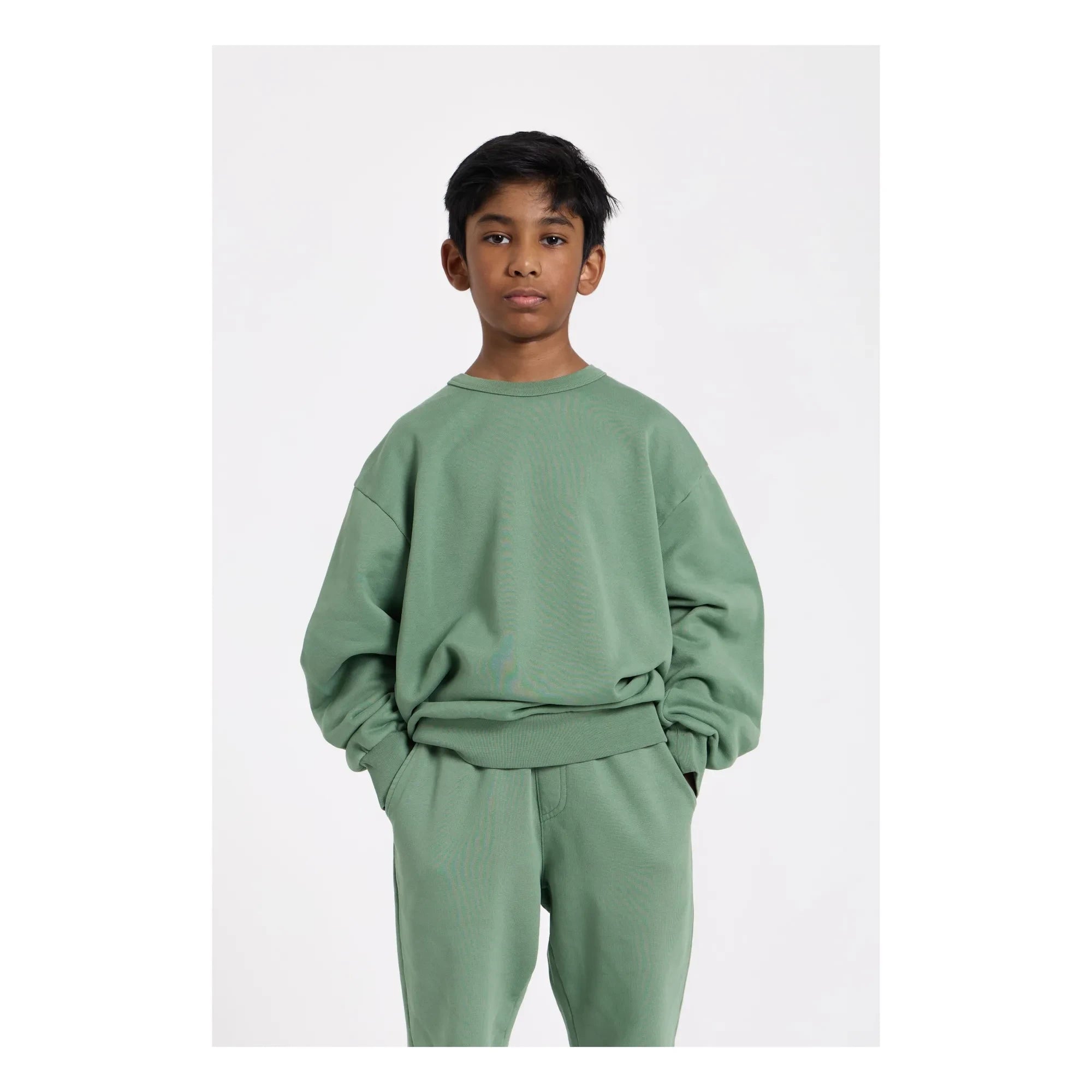 Smallable Kid - Arlo Bio-Baumwoll-Sweatshirt | Khaki