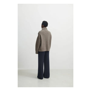 FUB - Gerippter Pullover aus Wollmischung - Damenkollektion | Beige