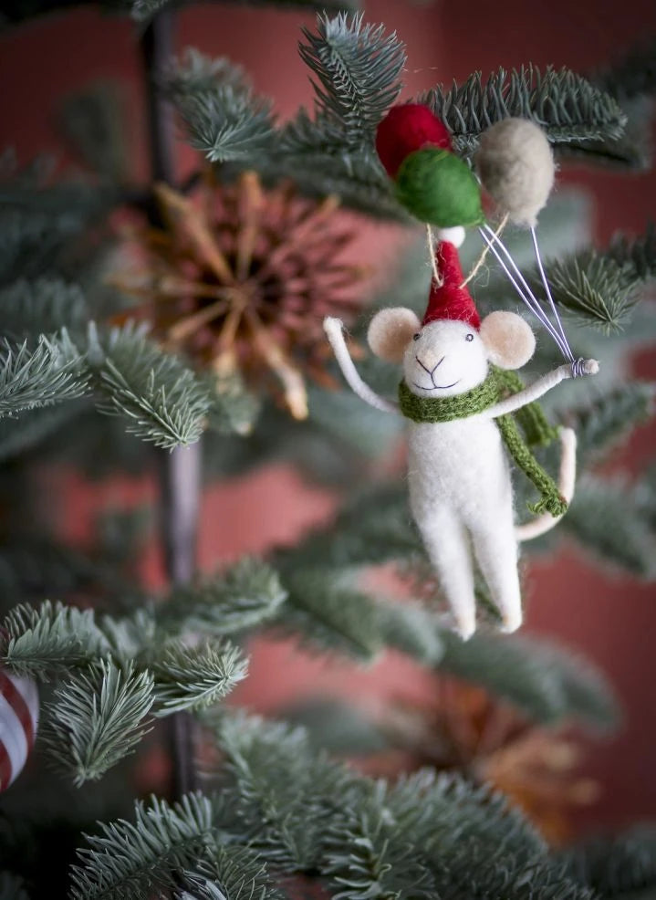 Bloomingville - Peo Weihnachtsfigur | Weiß