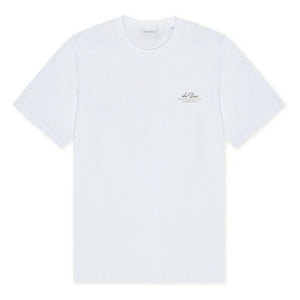 Les Deux - Ben Globe Bio-Baumwoll-T-Shirt | Weiß