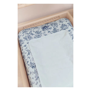 Tartine et Chocolat - Toile de Jouy Wickelauflagenbezug | Marineblau