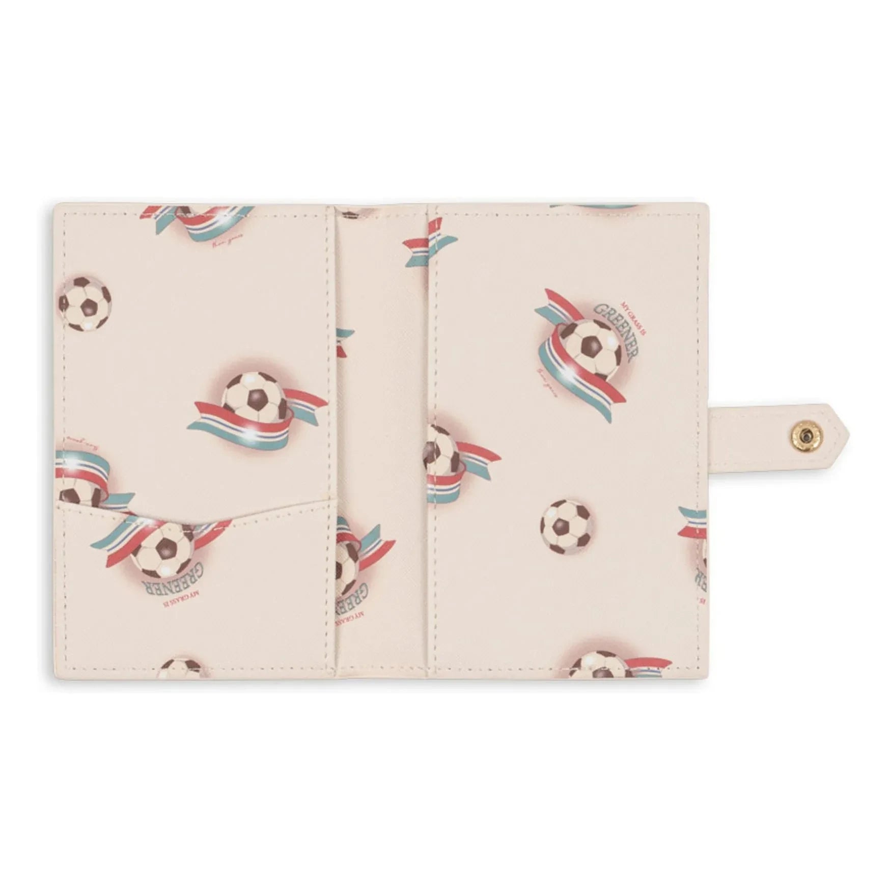 Konges Sløjd - Kick It Passporthülle und Kofferanhänger | Beige