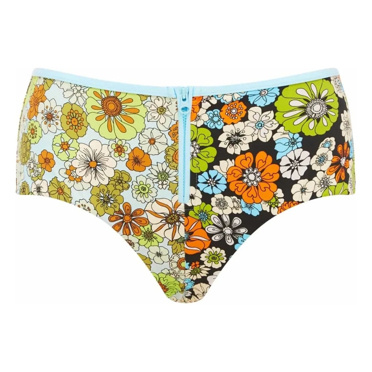 Alémais - Orange Flower Jersey Unterteil aus recycelten Fasern | Hellblau