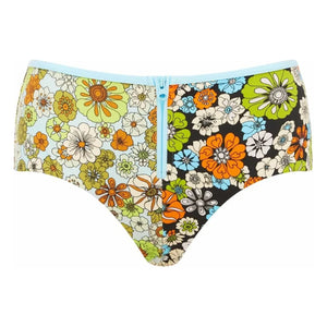 Alémais - Orange Flower Jersey Unterteil aus recycelten Fasern | Hellblau
