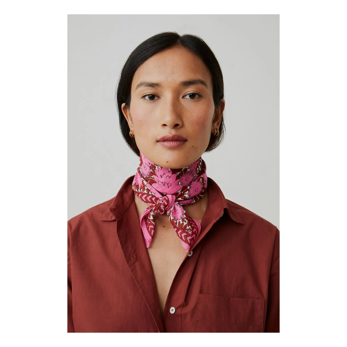 Moismont - Ajmer Schal Nr. 791 Baumwolle | Fuchsia