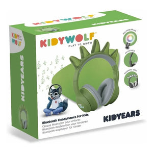 Kidywolf - Dinosaurier-Kopfhörer | Grün