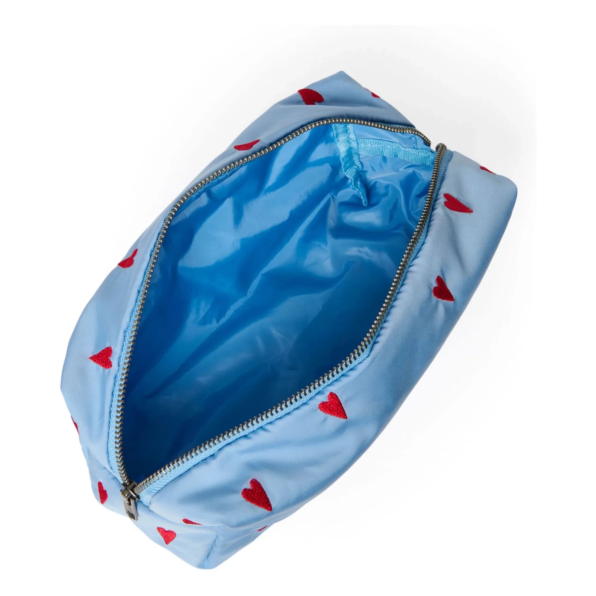 Studio Noos - Puffy Hearts Kosmetiktasche | Hellblau