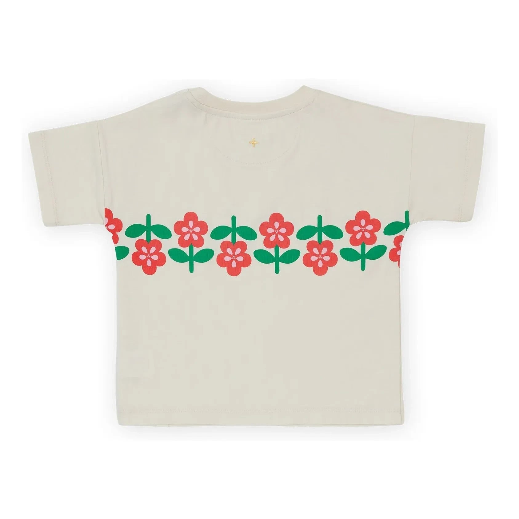 Goldie + Ace – Blumen-T-Shirt | Ivory