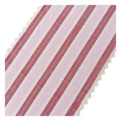 Tarta Gelatina - Tischläufer aus Bio-Baumwolle | Rosa