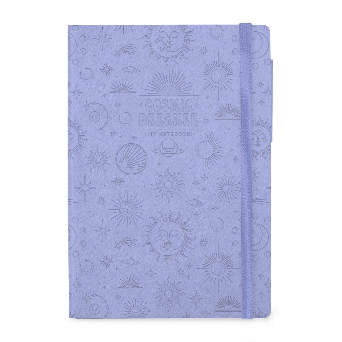Legami - Kariertes Notizbuch mit monochromem Softcover - Cosmic Lilac - Mein Notizbuch