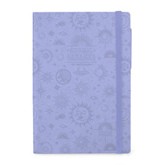 Legami - Kariertes Notizbuch mit monochromem Softcover - Cosmic Lilac - Mein Notizbuch