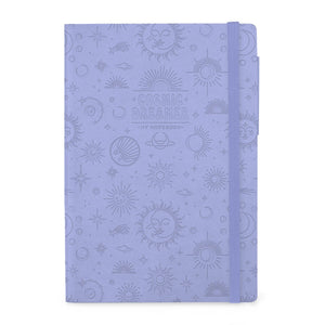 Legami - Kariertes Notizbuch mit monochromem Softcover - Cosmic Lilac - Mein Notizbuch