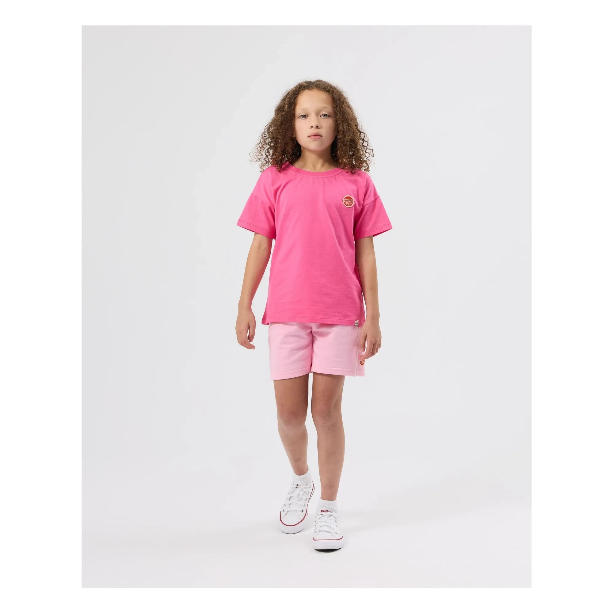 Goldie + Ace – Kurzer Pullover | Blassrosa