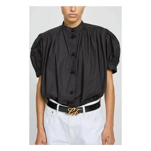 Laurence Bras - Ajmer Baumwollbluse | Schwarz