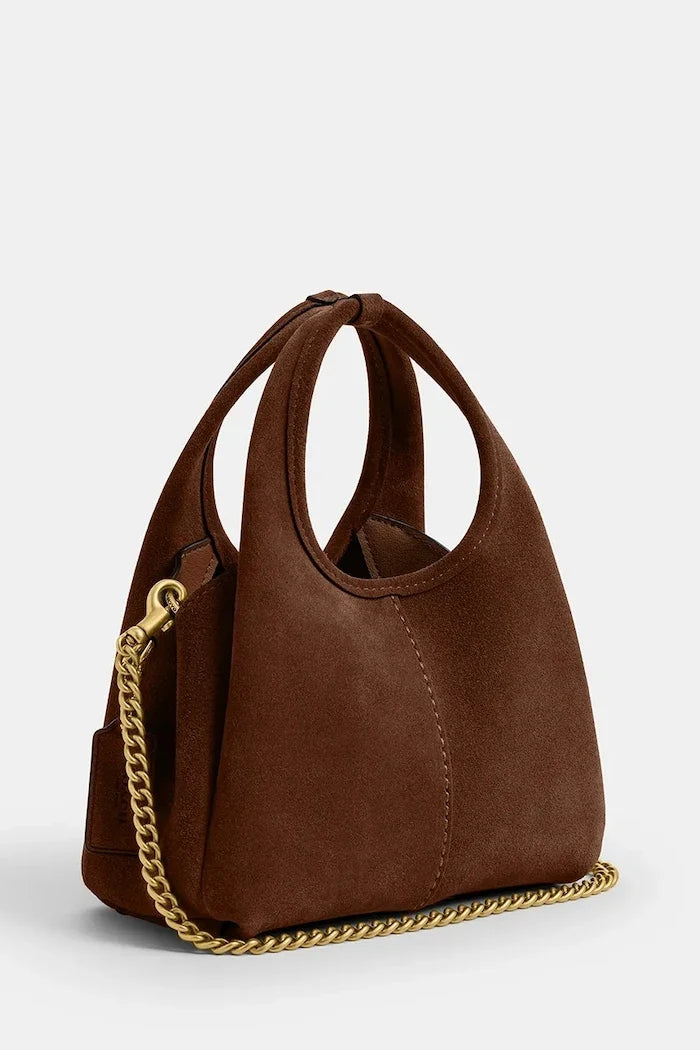 Coach kadın crossbody süet çanta Suede Lana Shoulder Bag 19