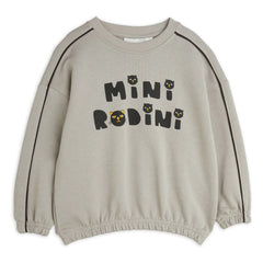 Mini Rodini - Organic Cotton Sweat Cat | Grau