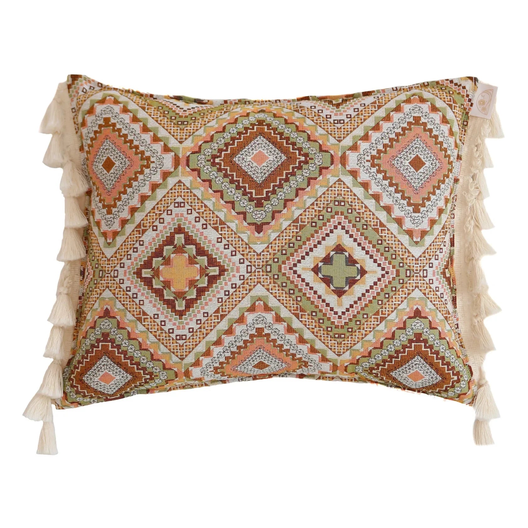 Moi Mili - Boho Kissen | Honig