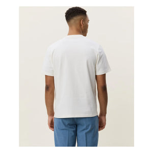 Les Deux - T-Shirt mit Zitrone | Gebrochenes Weiß