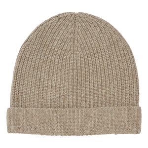 Matona - Recycelte Strickmütze | Taupe Braun