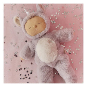 Olli Ella - Cozy Dinkum Einhorn-Puppe | Flieder