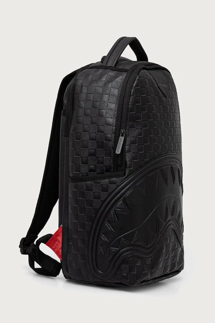 Sprayground - Schwarzer Kunstleder Rucksack 910B8876NSZ