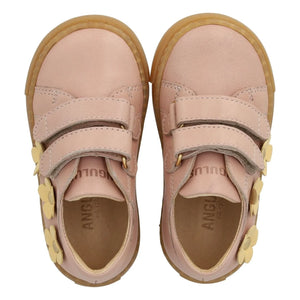 Angulus - Doppel Kratzer Blumen Sneaker | Blassrosa