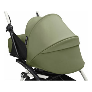 Stokke® - YOYO³ 0+ Neugeborenen-Kinderwagen Weißes Gestell | Olive