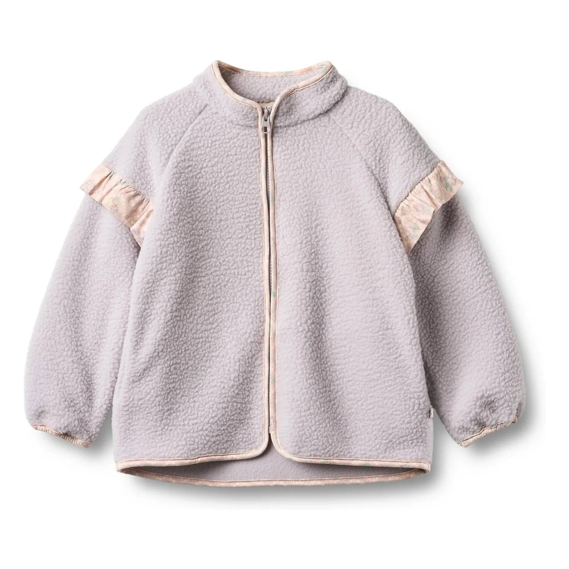 Weizen - Ellena Jacke aus recycelten Fasern mit Sherpa | Lavendel