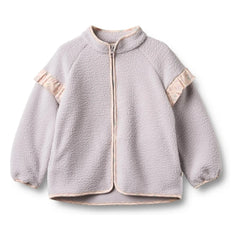 Weizen - Ellena Jacke aus recycelten Fasern mit Sherpa | Lavendel