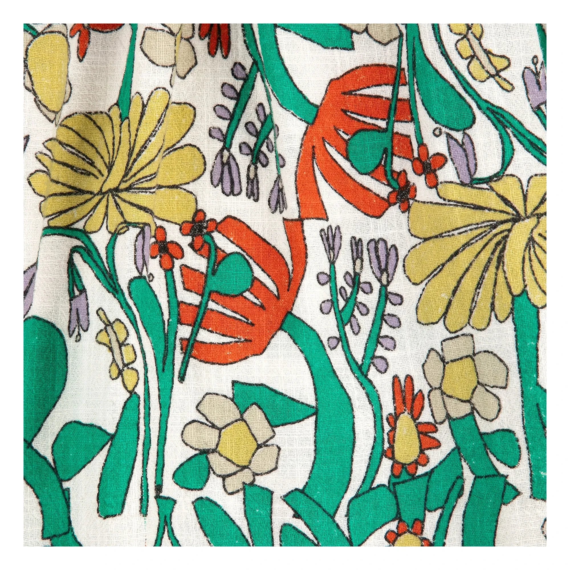 Bobo Choses - Rock aus Bio-Baumwolle mit Blumenmuster | Weiß