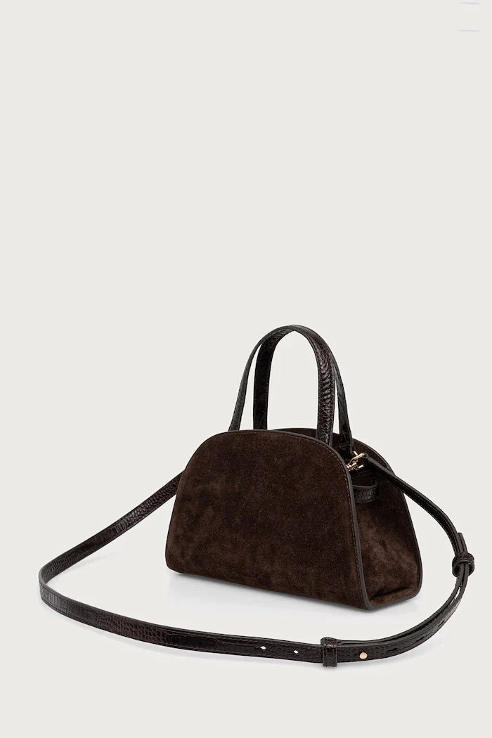 Tory Burch Romy Small Bauletto Kadın Süet Tote Çanta