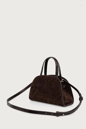 Tory Burch Romy Small Bauletto Kadın Süet Tote Çanta