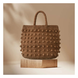 Camalya - Nemena Raffia Tasche | Sand