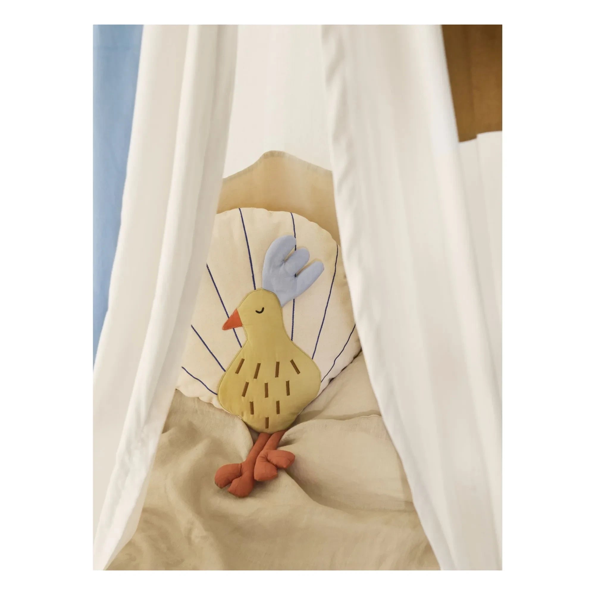 Ferm Living Kids - Kissen Pfau | Beige