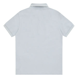Stone Island - Hellblaues Polo-Logo