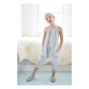 Soor Ploom - Inès Fleurie Bio-Baumwolle Overall | Creme
