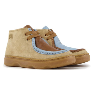Camper - Kiddo Colorblock Schnürstiefel | Hellbraun