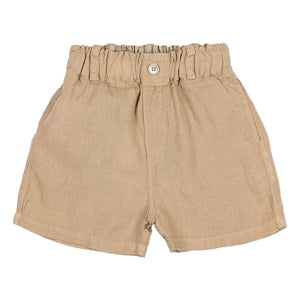 Búho – Bermudashorts Leinen | Beige