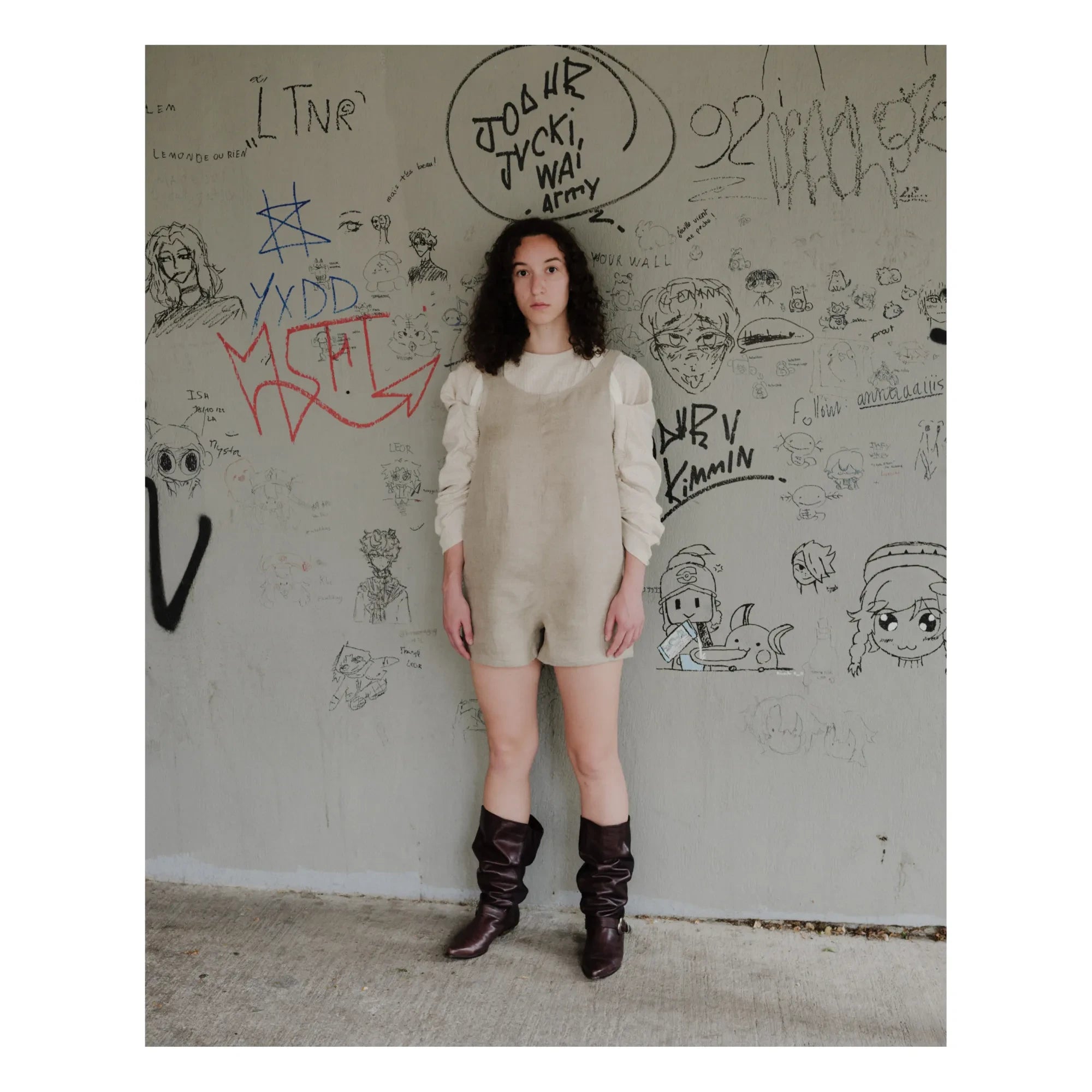 Baserange - Hanf Overall | Beige