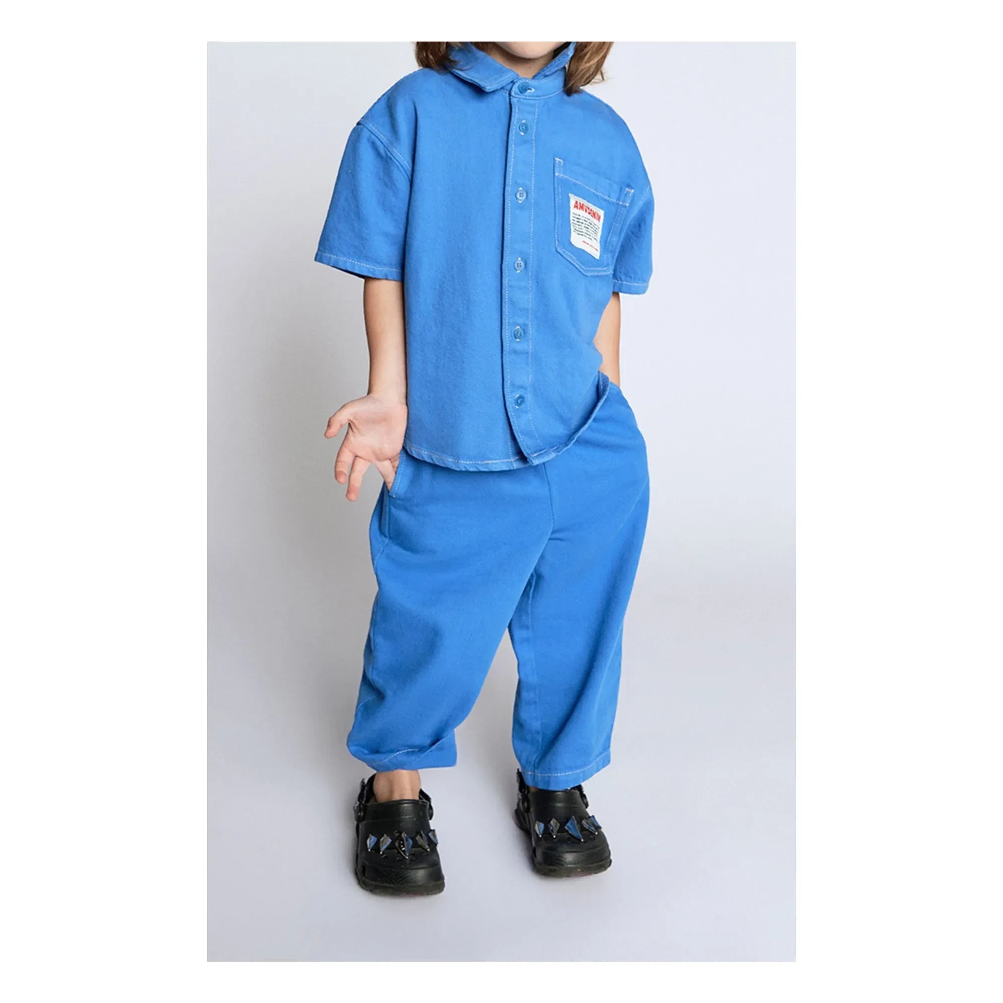 American Vintage - Pusway Bio-Baumwoll-Denim-Hose | Blau