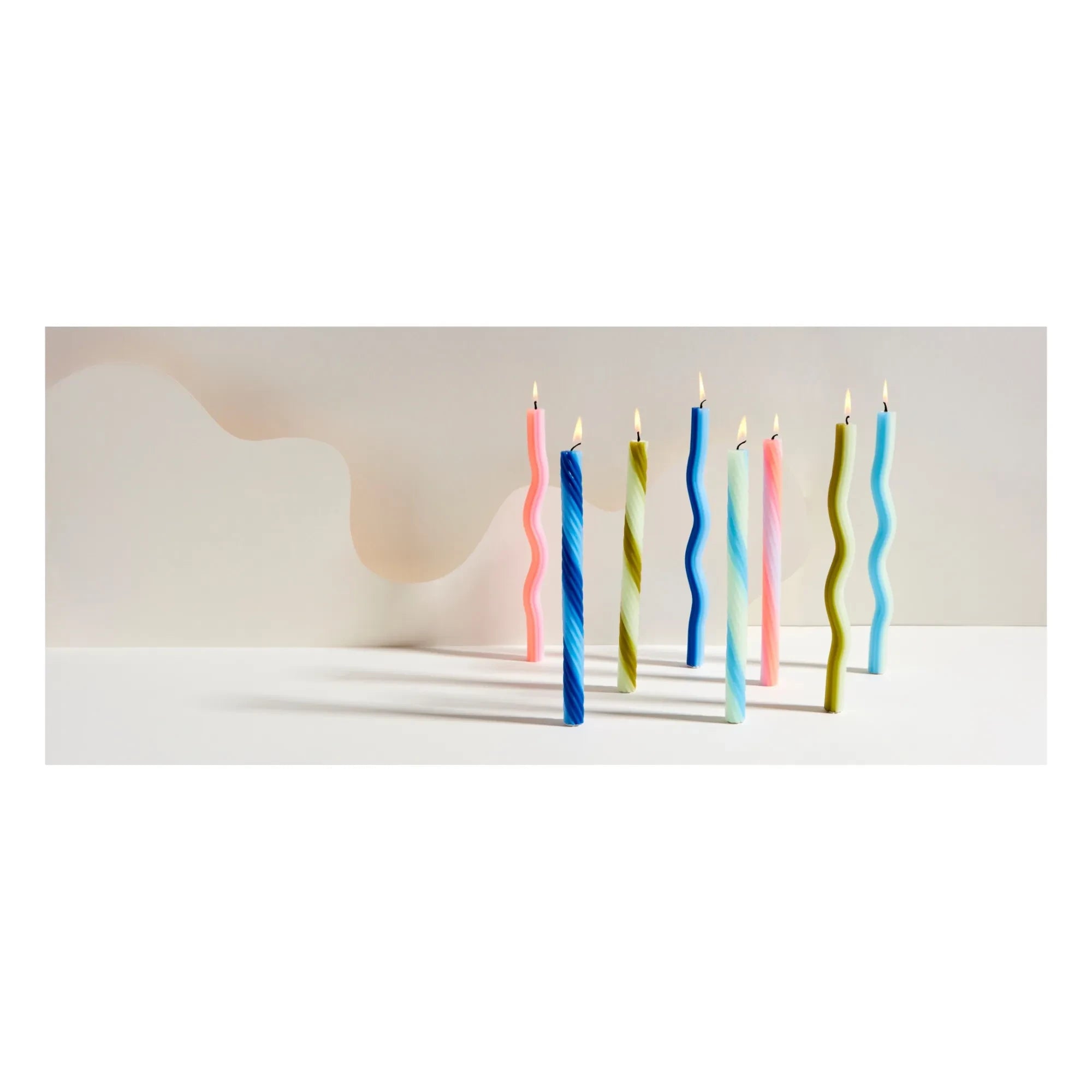 Lex Pott – Wiggle Candles – 2er-Set | Orange