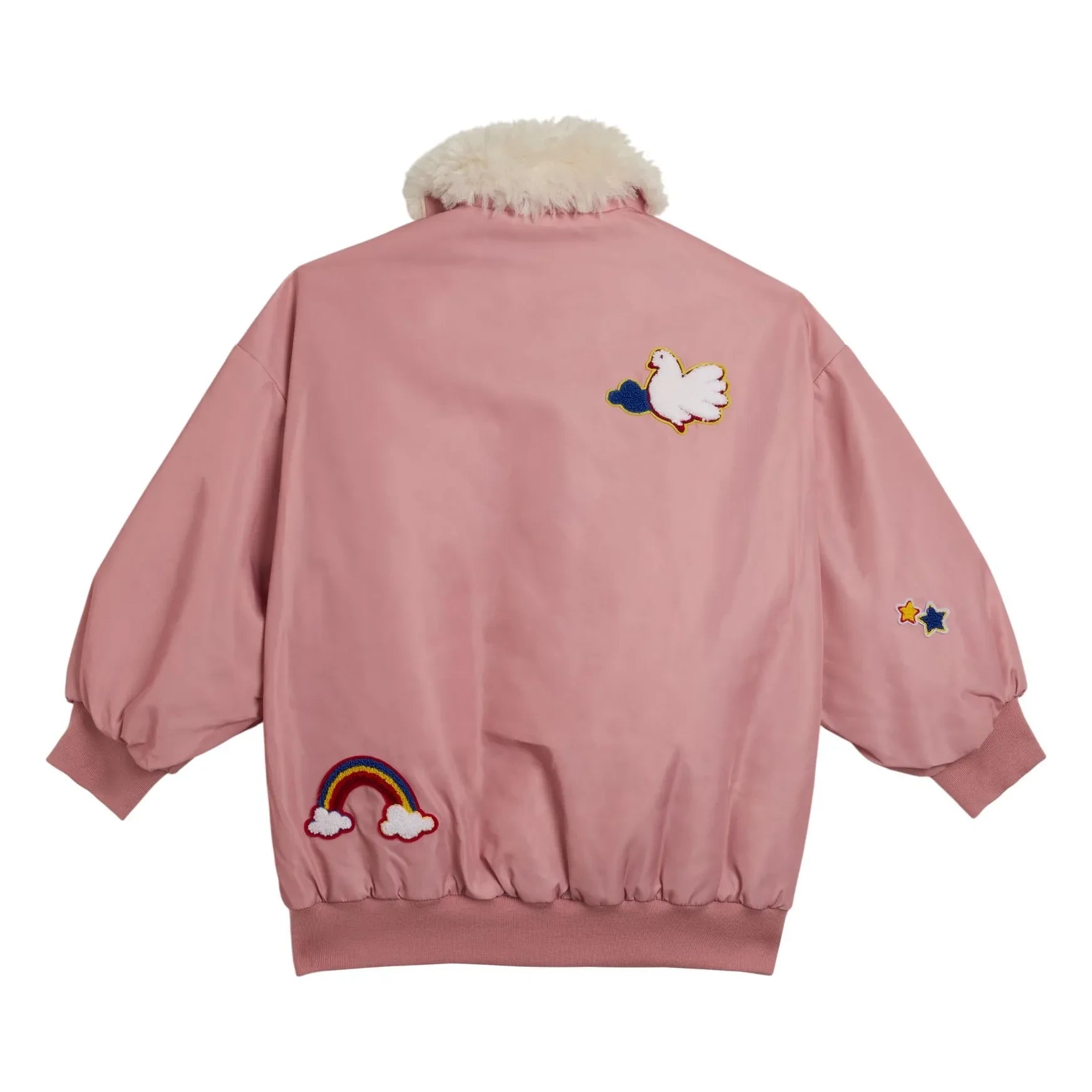 Stella McCartney Kids - Pembe Bomber Yama Ceket