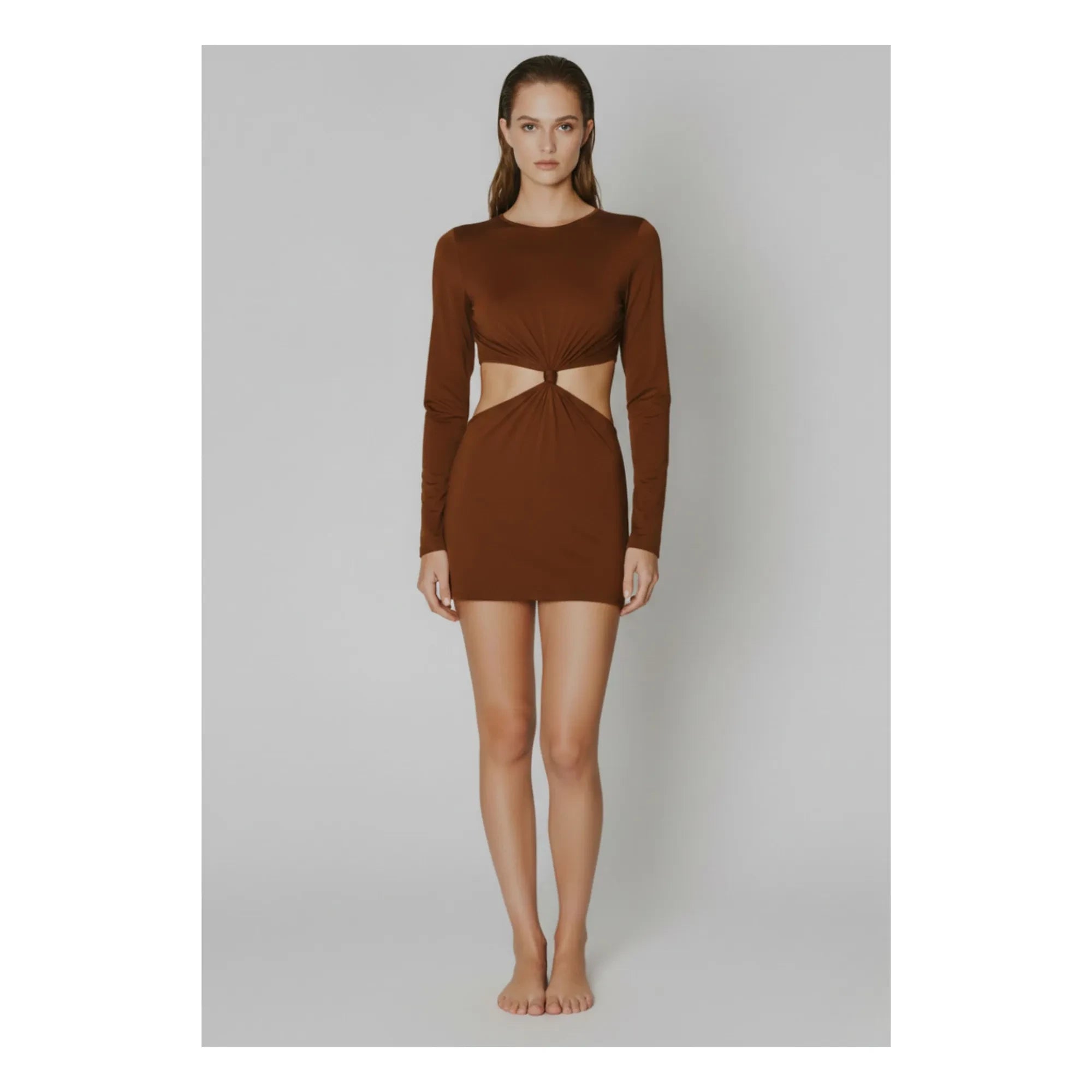 Vanessa Sposi - The Loop Kleid mit Cut-Outs | Chocolate