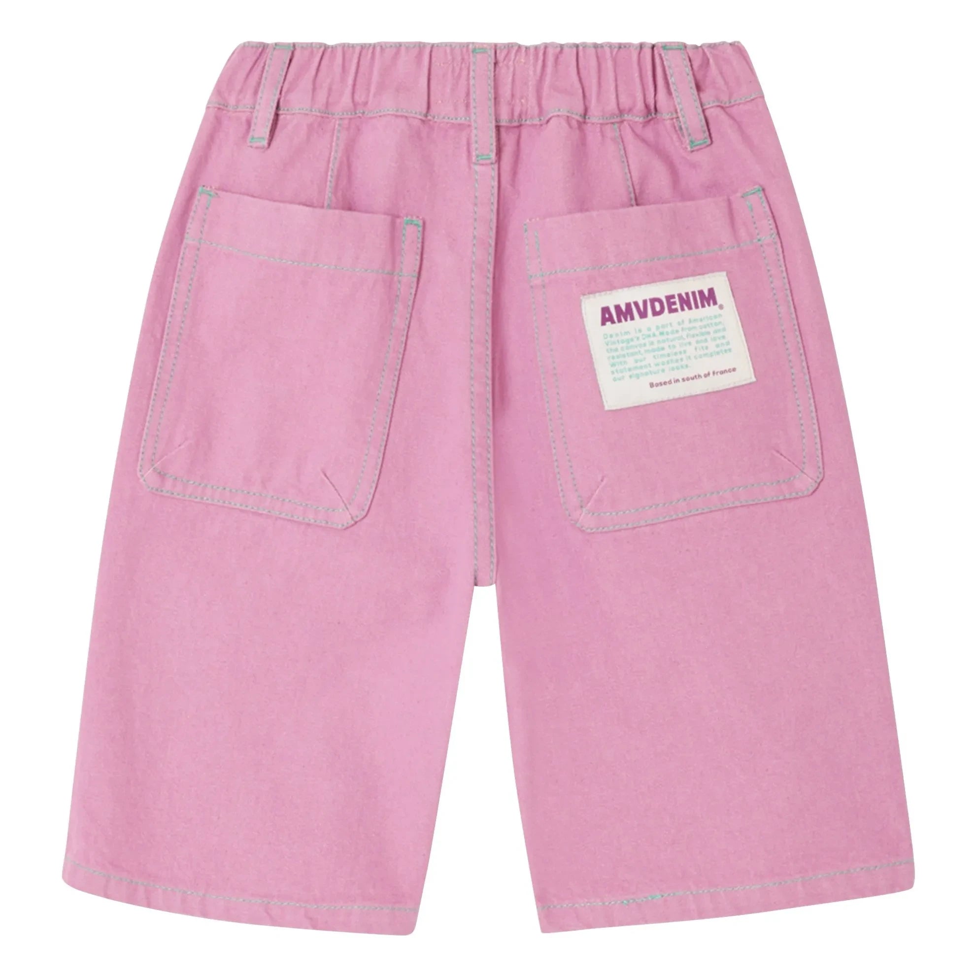 American Vintage - Bermuda Denim Grezbay Bio-Baumwolle | Lila